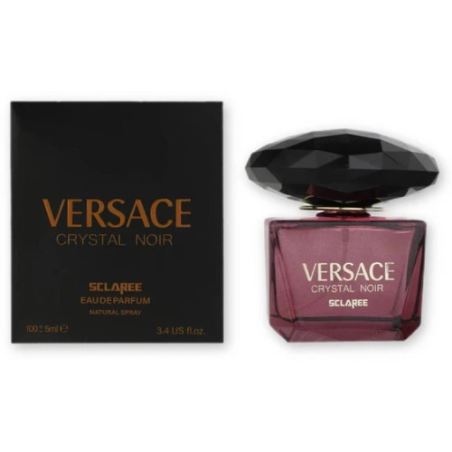 ادوپرفیوم زنانه اسکلاره Sclaree مدل ورساچ کریستال نویر Versace Crystal Noir حجم 100 میلی لیتر طرح مارک