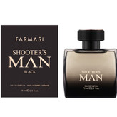 ادکلن مردانه ۷۵ میل اورجینال فارماسی shooter's MAN BLACK
