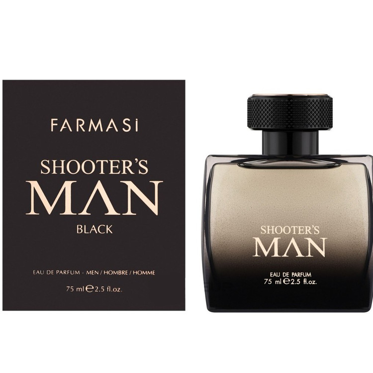 ادکلن مردانه ۷۵ میل اورجینال فارماسی shooter's MAN BLACK